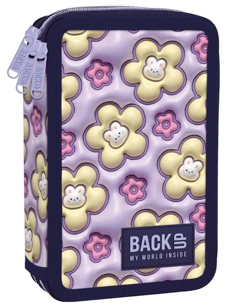 Estuche con 3 compartimentos - Estuche para niñas - Estuche Imagen del producto 