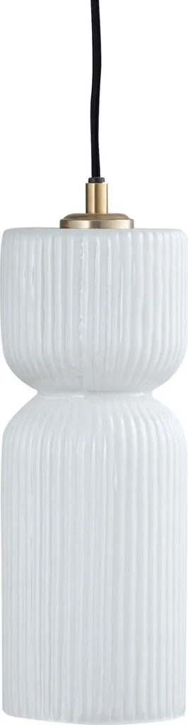 Petite lampe pendante Zhen PTMD verre blanc pour éclairer coins sombres