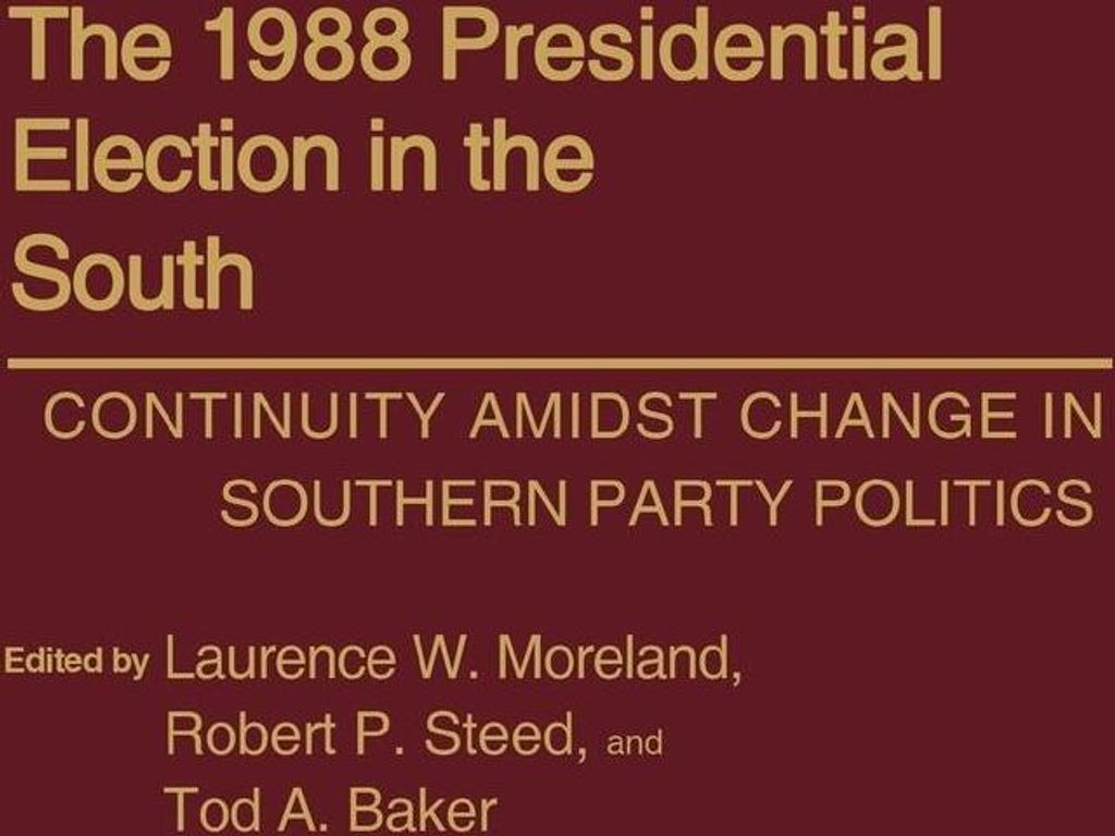 The 1988 Presidential Election in the South