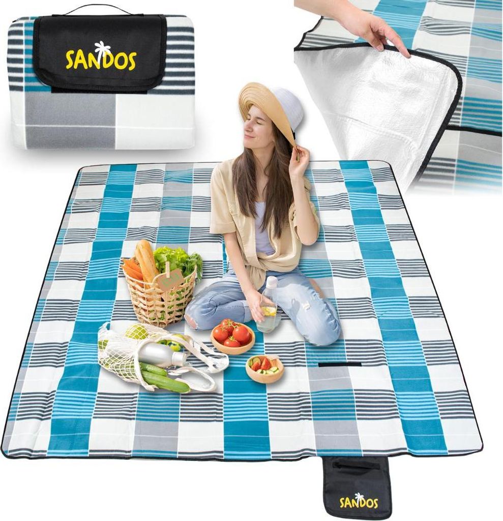 Telo da picnic, telo da spiaggia, isolante, impermeabile, Immagine del prodotto 