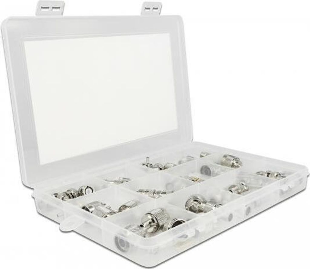 Delock - Steckersatz für Kabel - 48 Teile