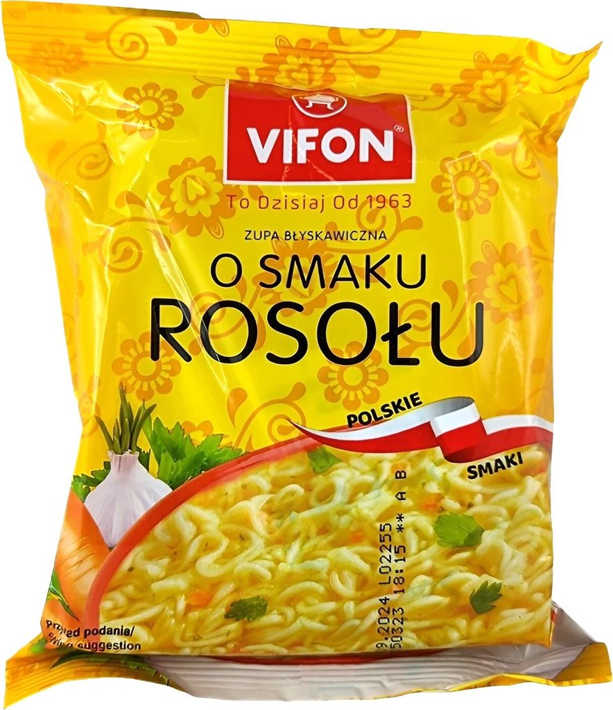 Vifon O Smaku Rosołu Instant Nudeln 24er Pack (24 x 65g) Produktbild 