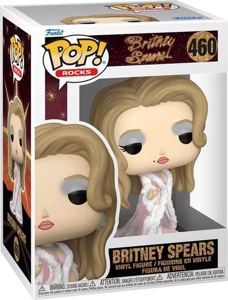 Figurine Britney Spears Pop Lucky en Vinyle Détails Fidèles au Clip