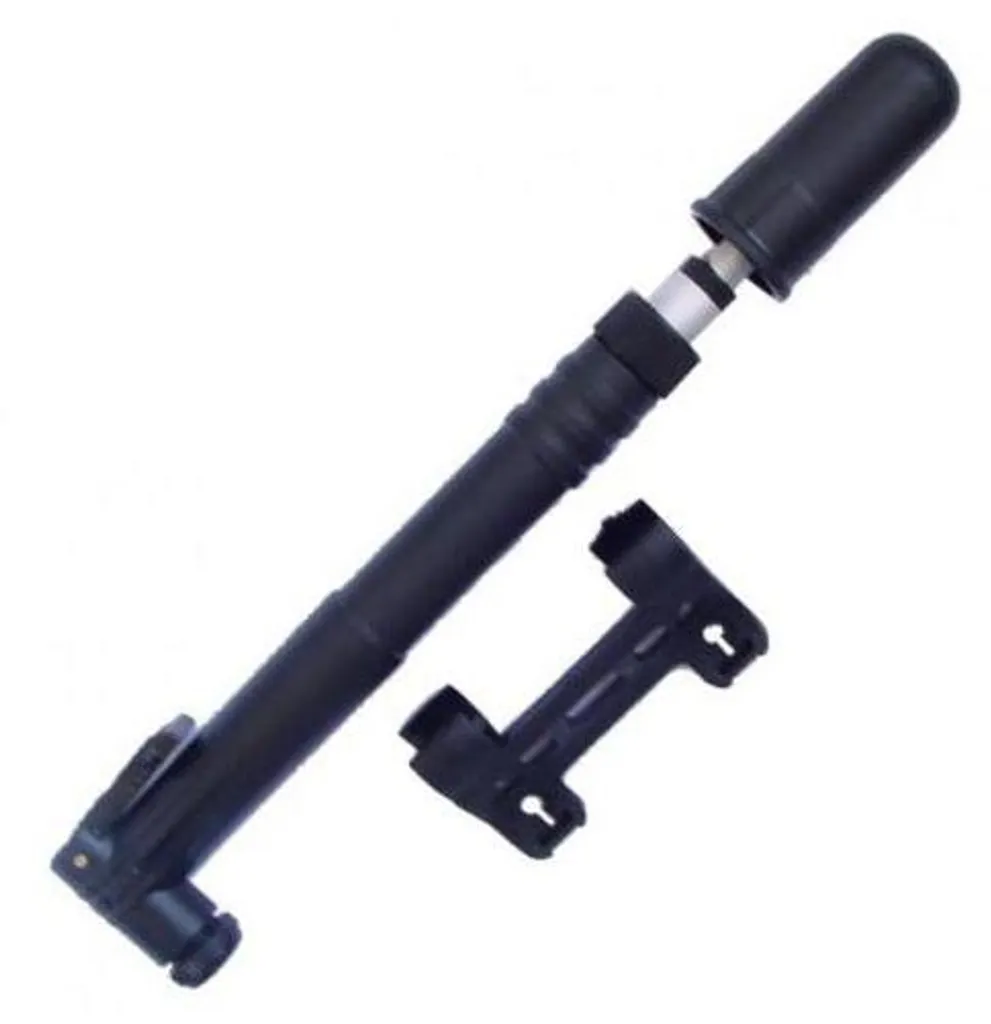 Mini-pompe Valve Schrader en aluminium ultra légère et corps télescopique