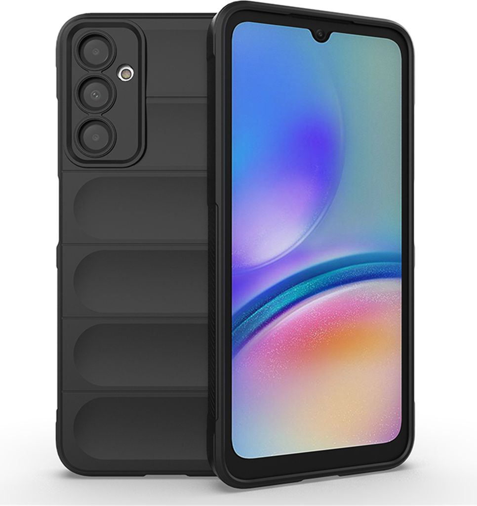 Hülle für Samsung Galaxy A05s Handyhülle Outdoor Case Cover Bumper in Schwarz