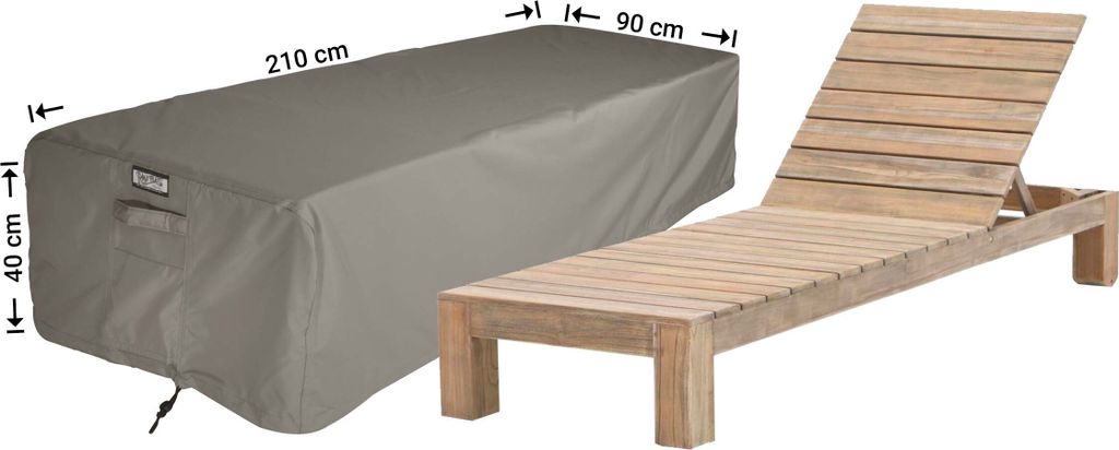 Raffles Covers Schutzhülle für Sonnenliege 210 x 90 cm | Produktbild 