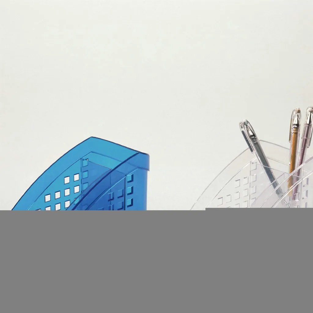 Rangement de bureau TREND DURABLE Bleu - Organiseur stable multi-compartiment - 5
