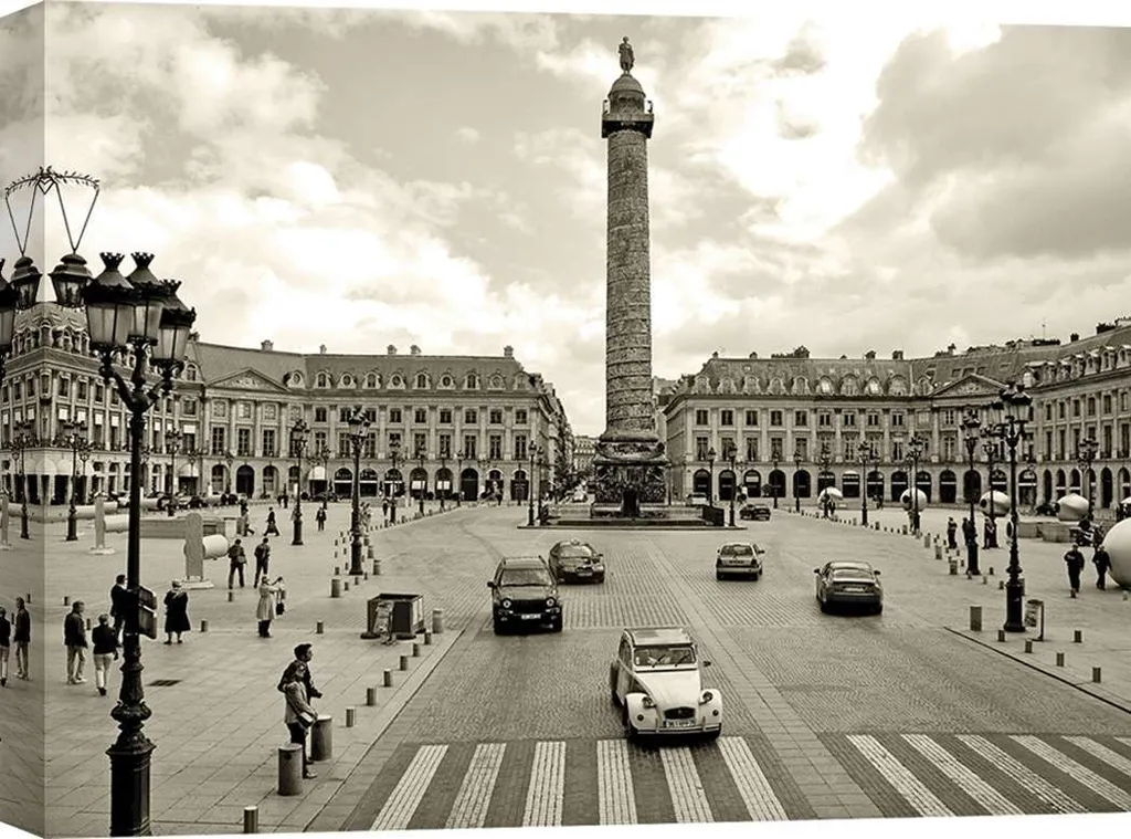 Idée cadeau déco Paris : Tableau Place Vendôme 70x50 cm Vadim Ratsenskiy