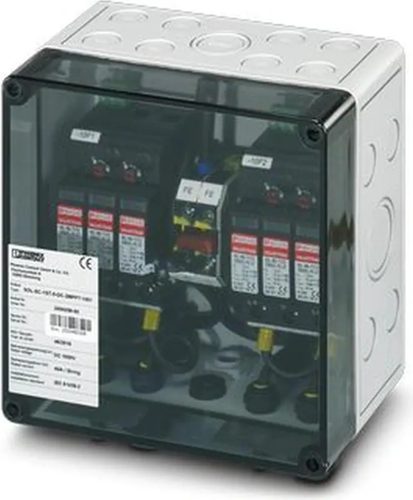 Boîtier raccordement PV pour onduleur 2 MPPT - Sécurité Type II Solaire