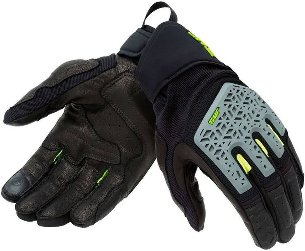 T.UR g-three 3D Schwarz Grau Sommerhandschuhe mit europäischer größe XS