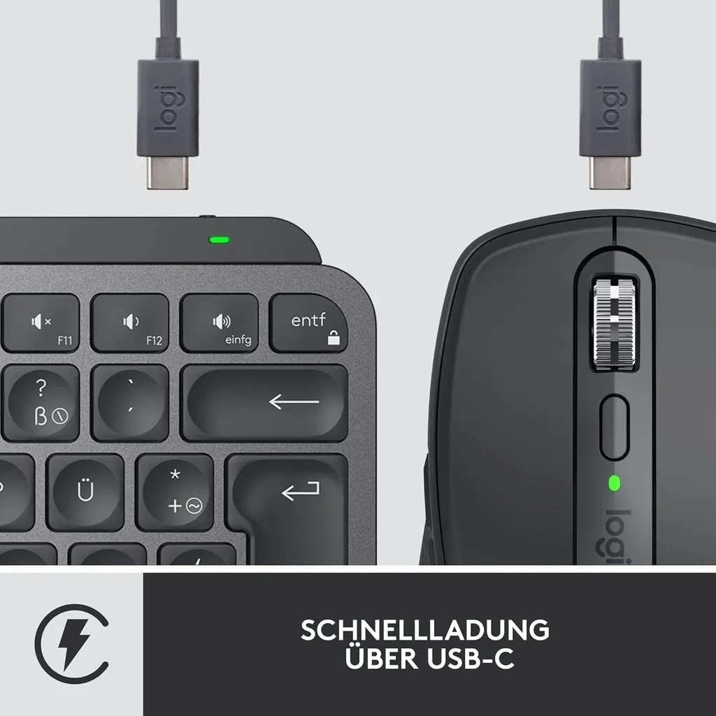 Clavier et souris Logitech MX Keys Mini Combo graphite sans fil azerty - 13