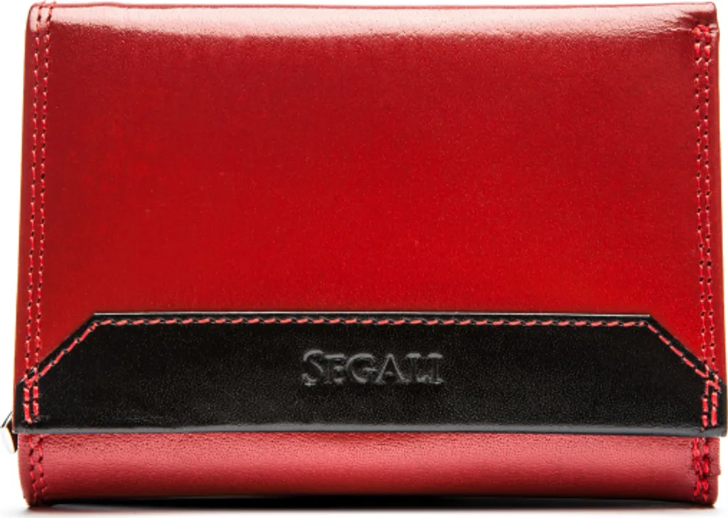 Grand portefeuille compagnon en cuir véritable bicolore modèle 100 B