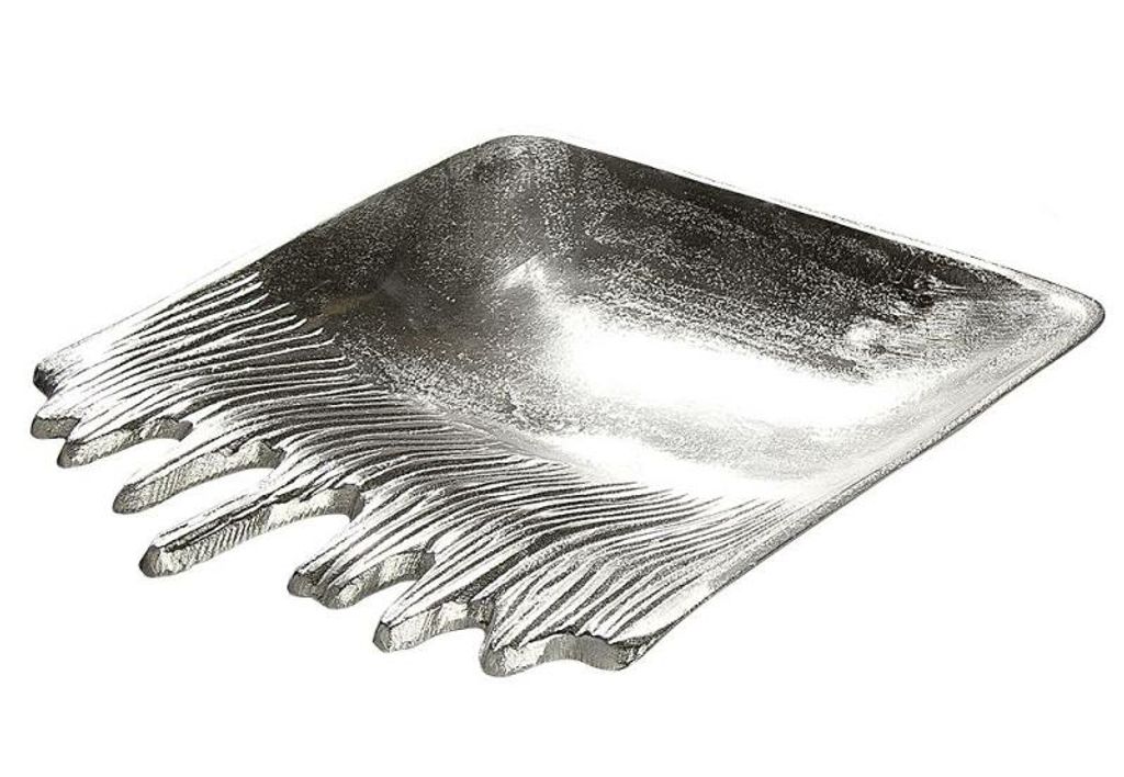 Gilde Schale "Fuego" silber nicht lebensmittelgeeignet Länge 27,5 cm Breite 27,5 cm 48991