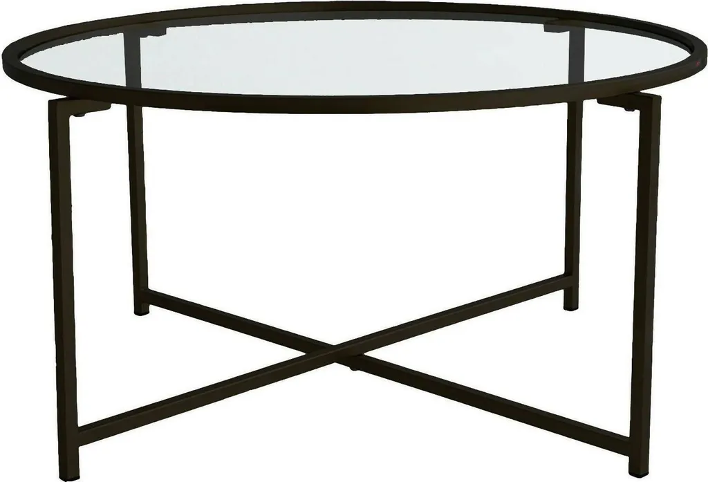 Table basse de salon Ecaterina noire idéale pour apéritifs et déco