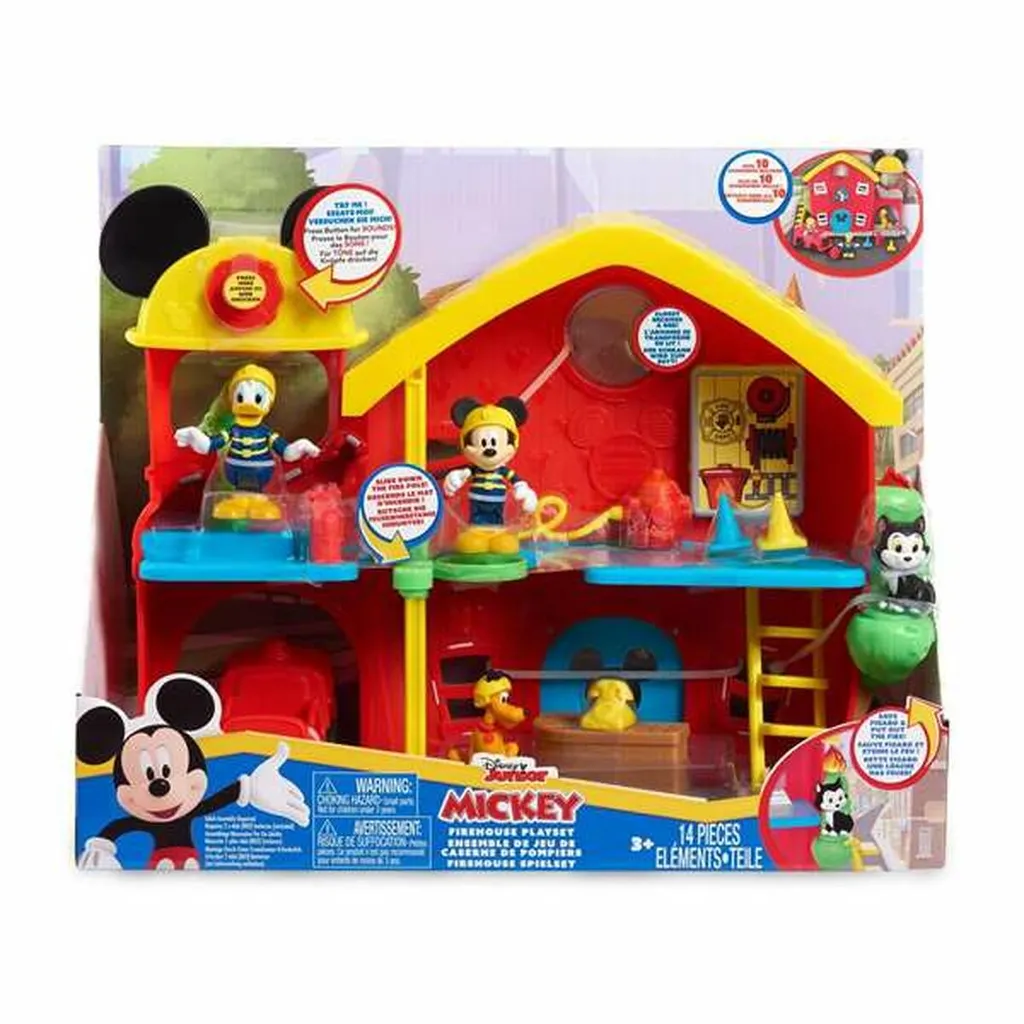 Caserne de Pompiers Mickey Mouse - Jeu d'Imitation Disney pour Enfants