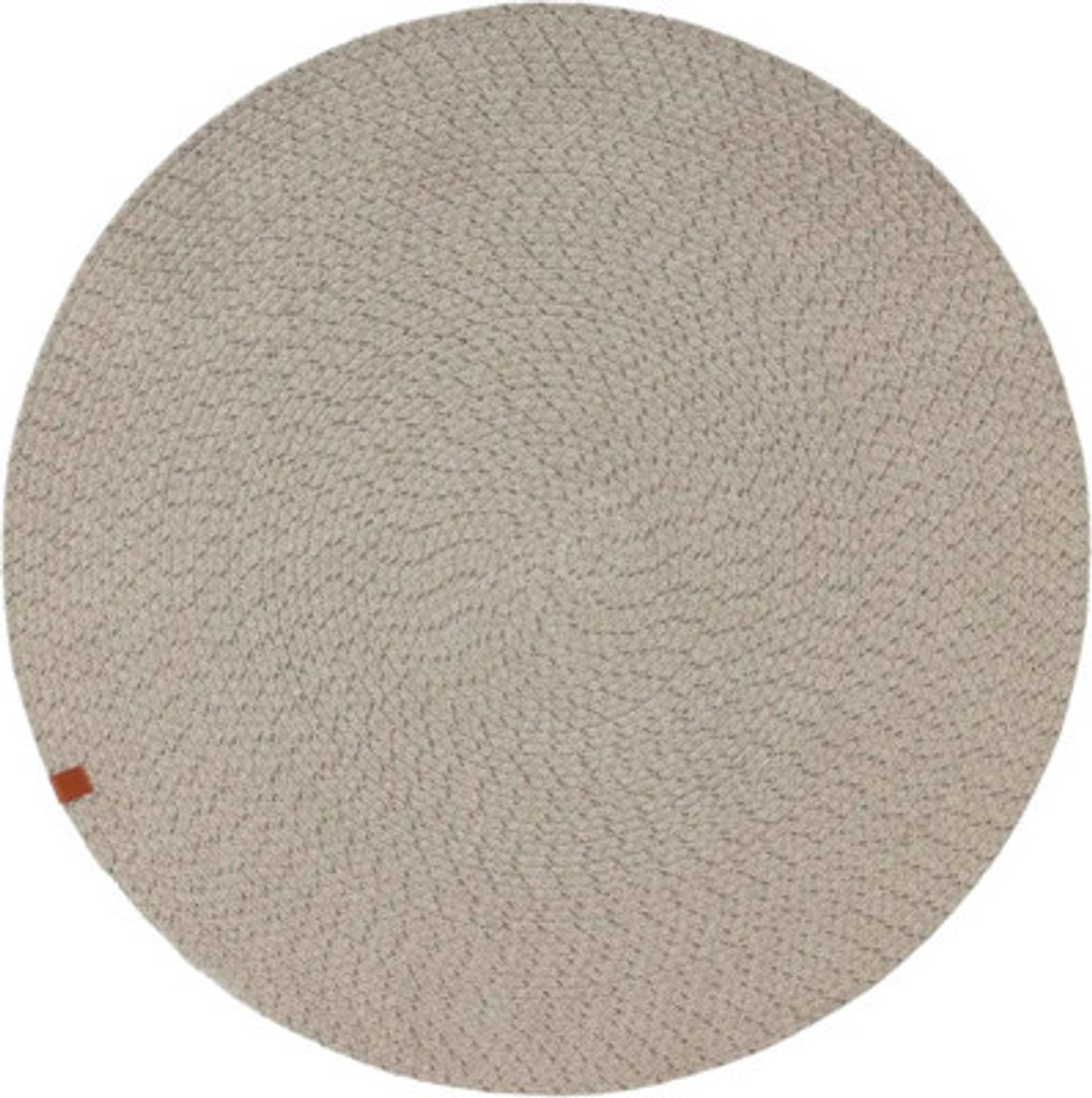 Fleckerlteppich Torino grau rund Ø 80 cm Produktbild 