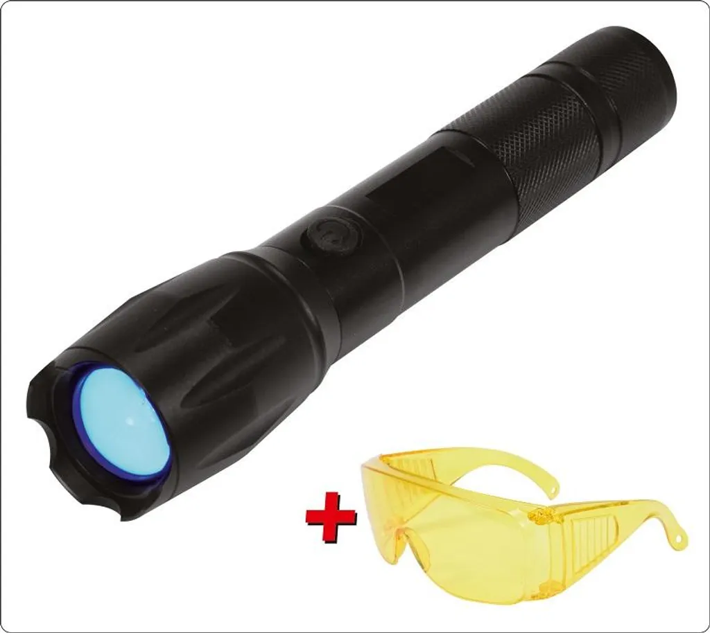 Torcia Emergenza 1W LED + Occhiali Sicurezza | Kit EDC Casa e Auto - 5