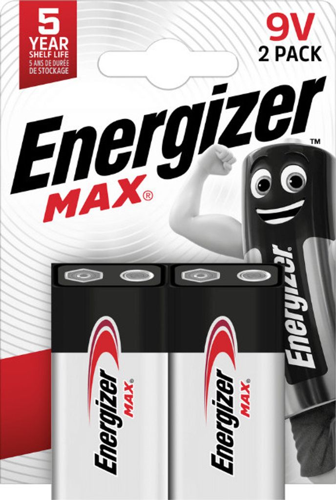 Energizer MAX 9V-Batterien 2 Stück