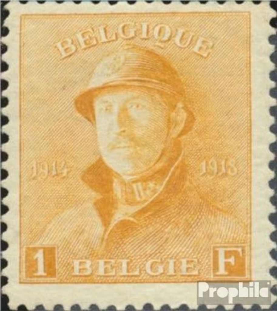 Briefmarken Belgien 1919 Mi 155 postfrisch Albert Produktbild 