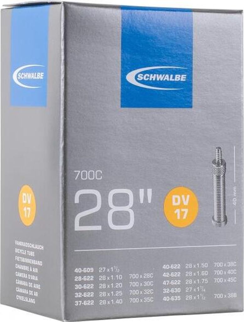 schlauch 27/28 x 1.10/1.75 (28/47-609/635) DV 40 mm Obrázek produktu 7