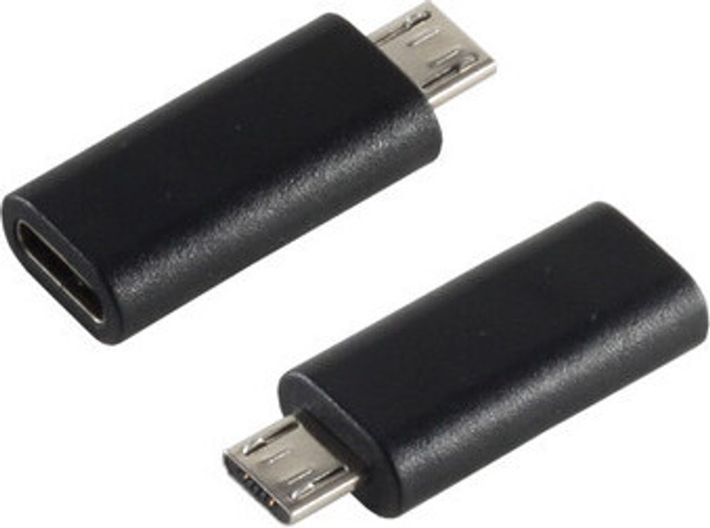 Adapter USB 2.0 MicroB Stecker auf USB 3.1C Buchse