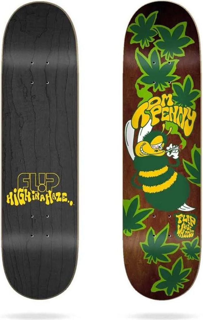 Flip High In A Haze Green 8.25 ́ ́x32.31 ́ ́ Skateboarddeck Braun Braun One Size