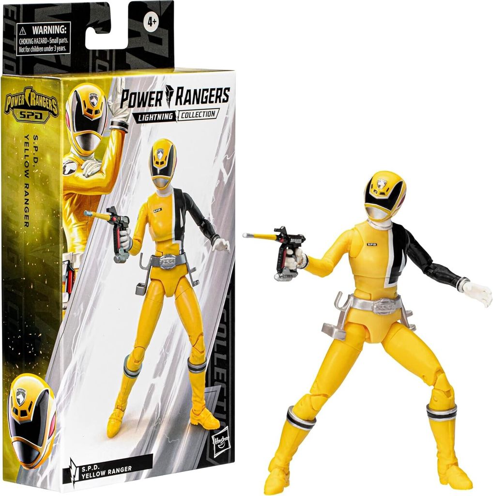 Hasbro S.p.d. Yellow Ranger Lightning Collection Power Produktbild 