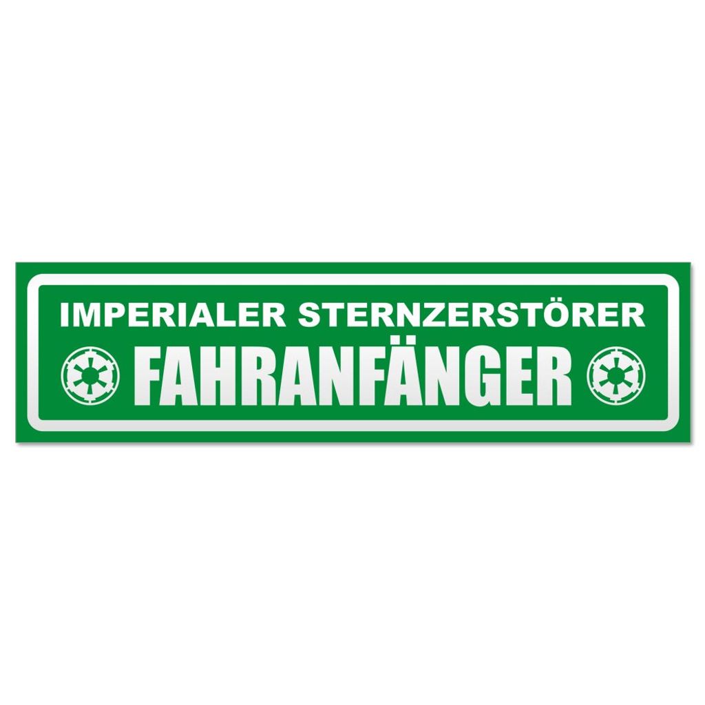 Fahranfänger Imperium invertiert Magnetschild Schild magnetisch