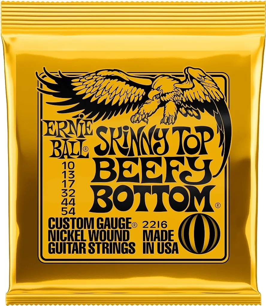 Ernie Ball 2216 Slinky Skinny Top Beefy Bottom Cordes Électrique 10-54