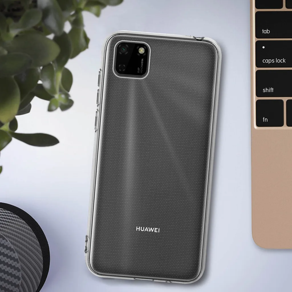 JEZSTHAI Custodia Compatibile con Huawei Y5P 2020 Cover Trasparente in Silicone Antiurto Antigraffio Morbida TPU Bumper Sottile Protettiva Case,Violino Vintage Motivo