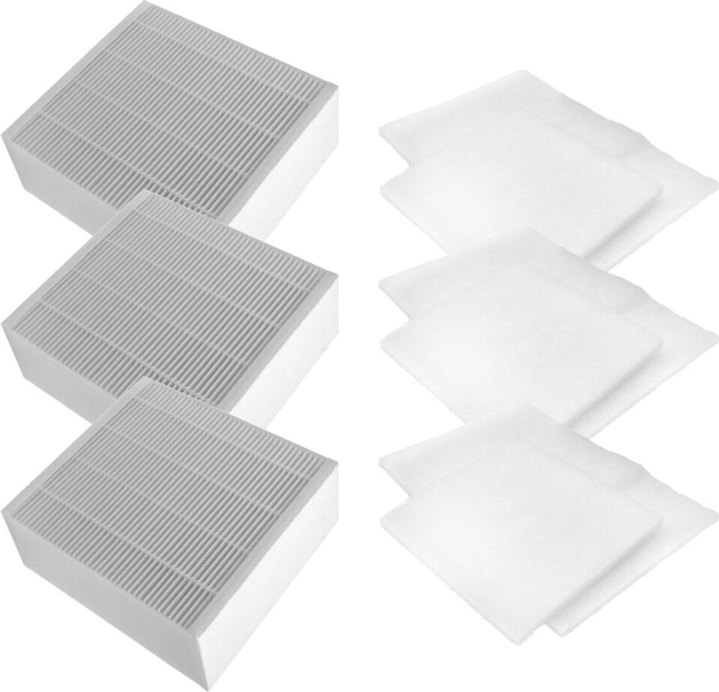 Trade-Shop 9in1 Filter-Set (3x Pollenfilter, 3x Zuluftfilter, 3x Abluftfilter) kompatibel mit Vallox ValloPlus 350 MV, 350 SC, 350 SE Lüftungsgerät
