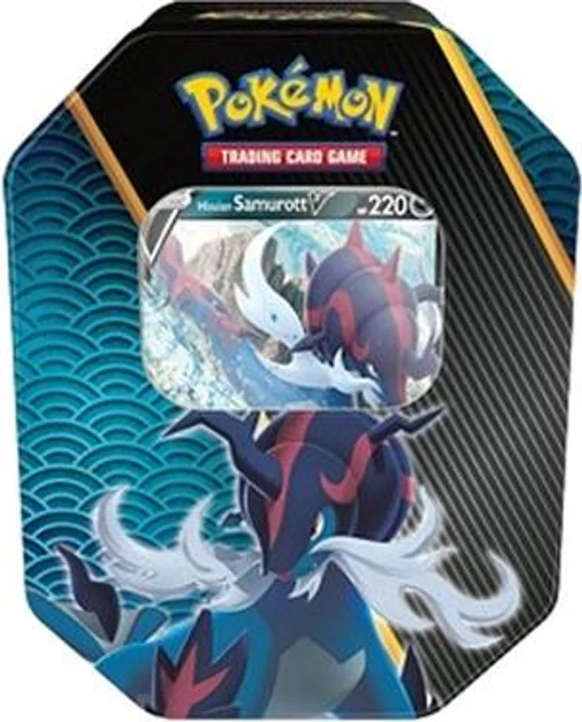 Pokemon Tin Divergent Powers Samurott de Hisui V : Carte Promo et Boosters
