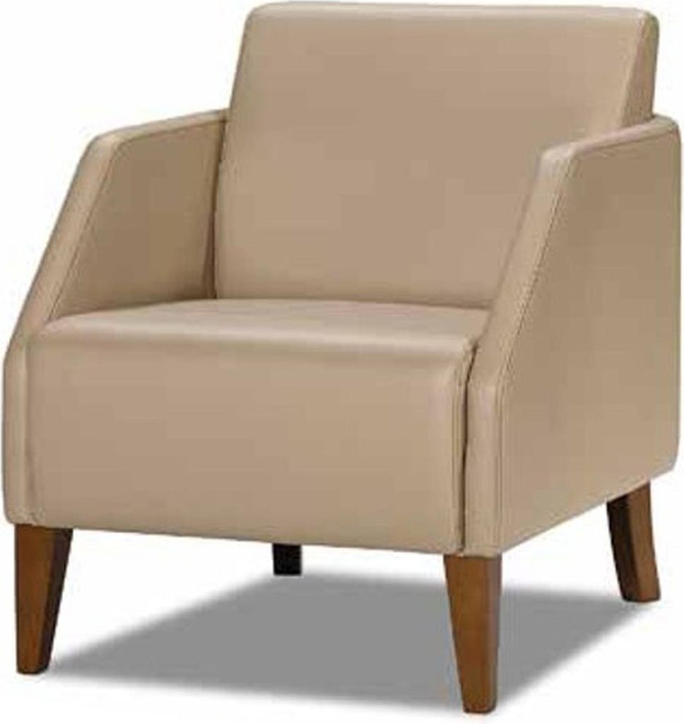 Beiges Wohhnzimmer Lederset Designer 3-Sitzer Exklusiver Sessel 2tlg