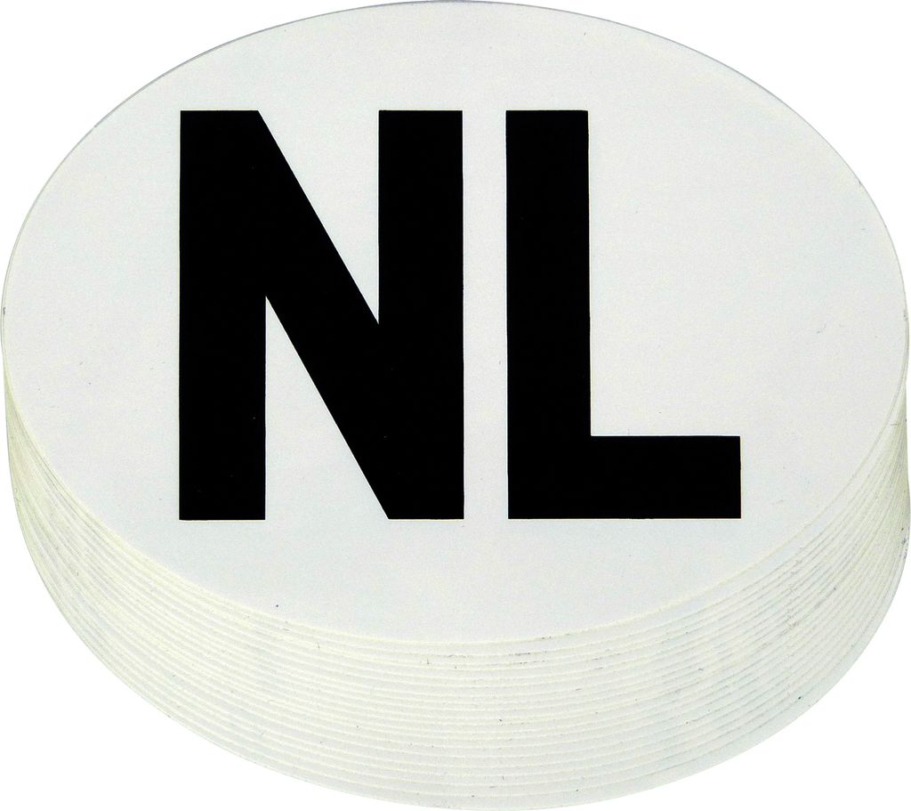 Carpoint NL Aufkleber Weiß 112x80mm 20 Stück Produktbild 