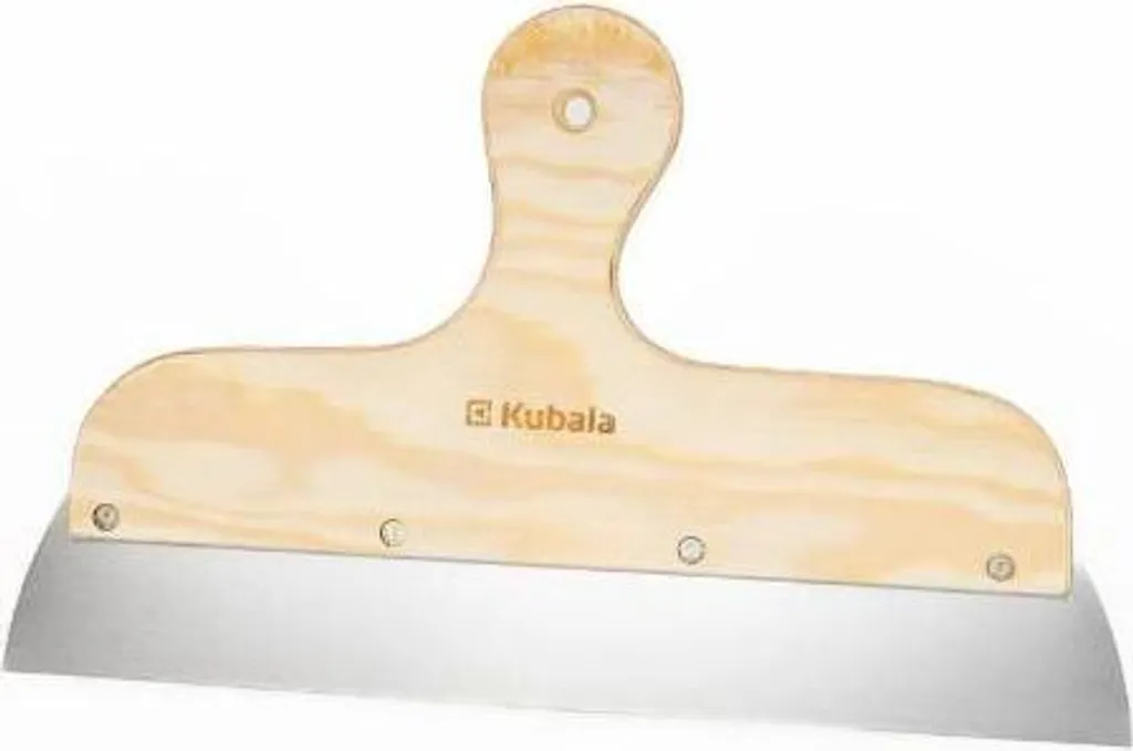 Spatola Professionale in Acciaio Inox 600mm - Manico in Legno di Qualità