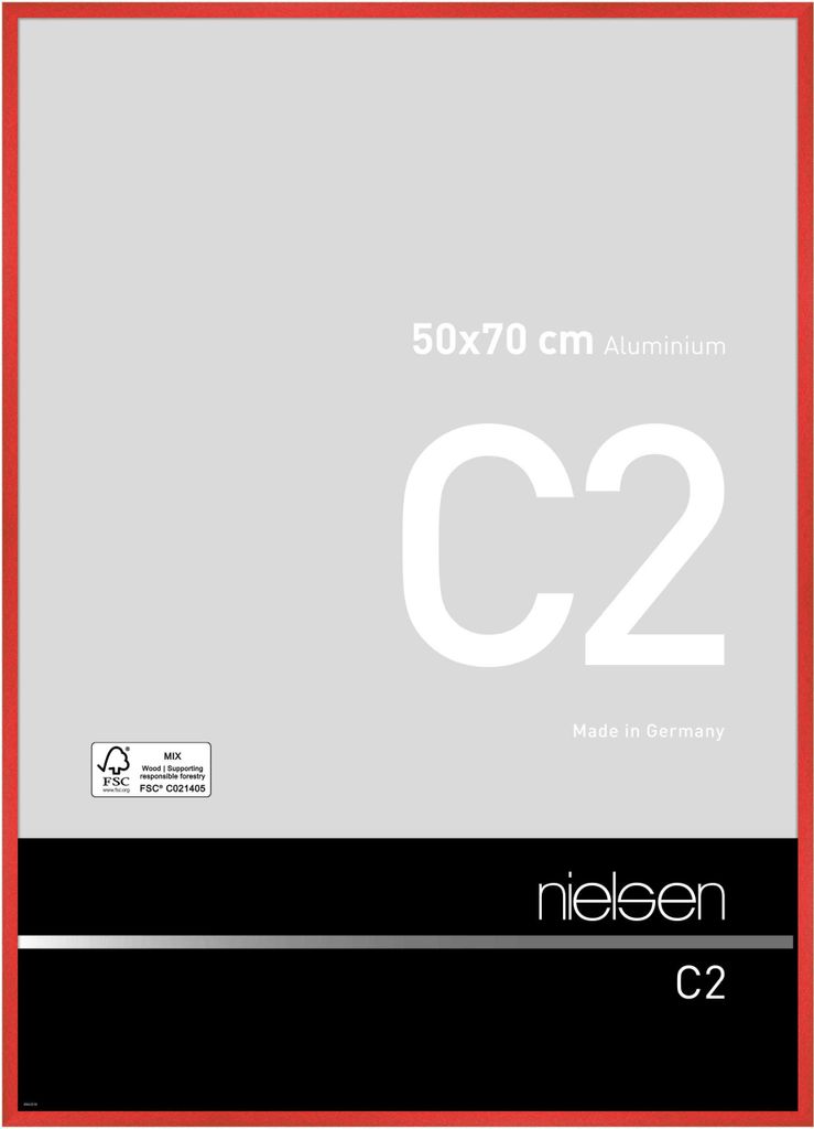 Nielsen hliníkový rám C2 50x70 cm tornádo červená Obrázok produktu 