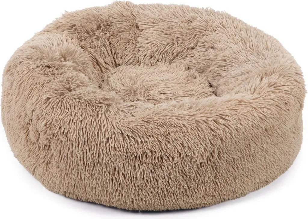 Cuccia Beeztees Yali Beige 70 cm - Design Moderno e Peluche Soft