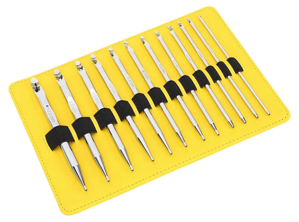 Kit Aiguilles Circulaires Interchangeables - 12 Tailles de 3mm à 10mm - 8