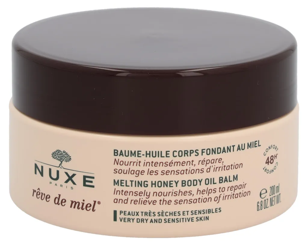 Nuxe Rêve de Miel Baume Corps Huile Fondante 200ml au miel réparateur