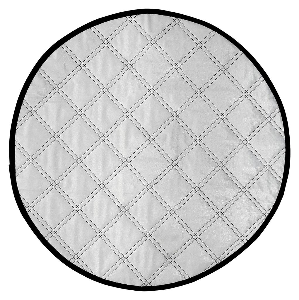 Auto-Lenkrad-Sonnenschutz, 34 bis 42 cm, Sonnenblende, Hitzeschutz, schützt vor Hitze und UV-Strahlen, vollständiger Schutz, silberfarben