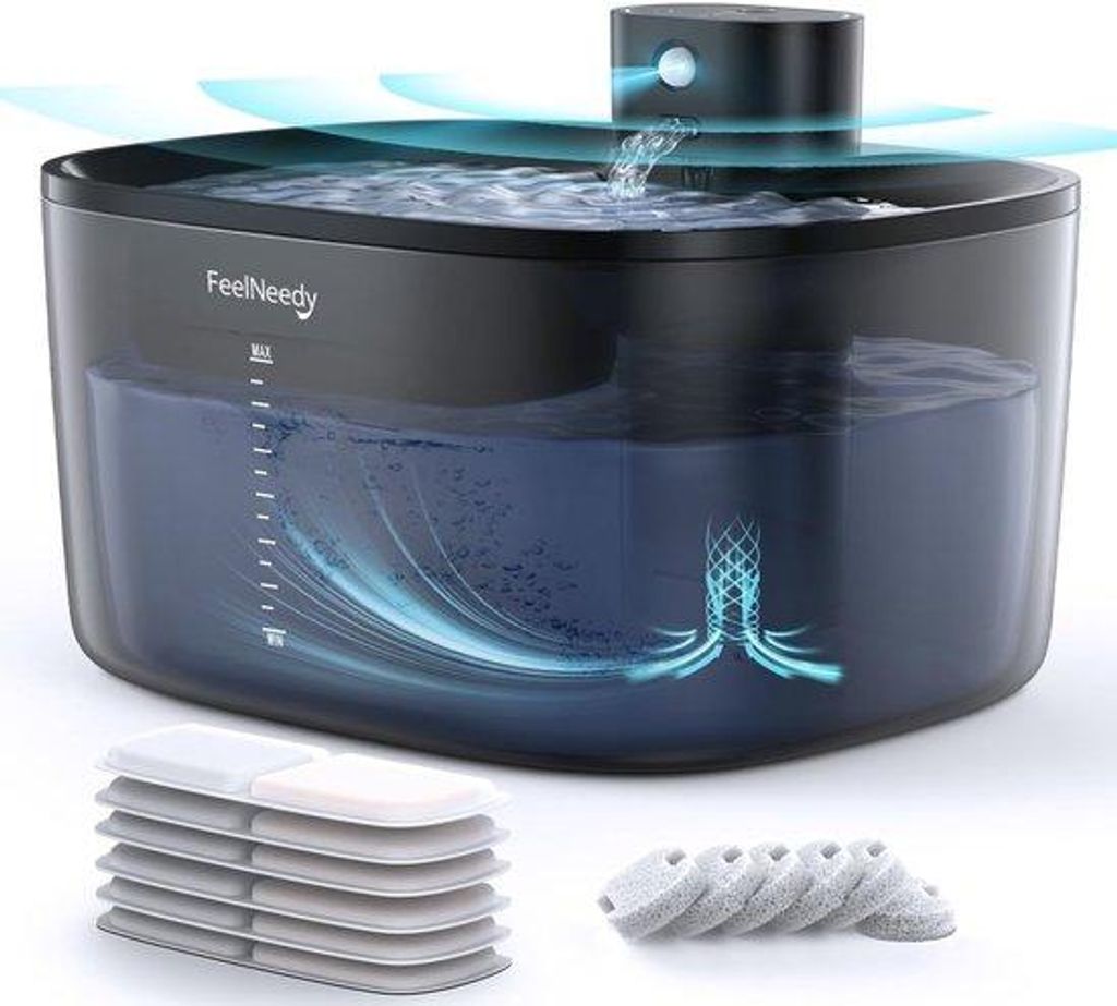 Katzentrinkfontein 4L drahtlos mit Bewegungsmelder und 4000mAh Batterie