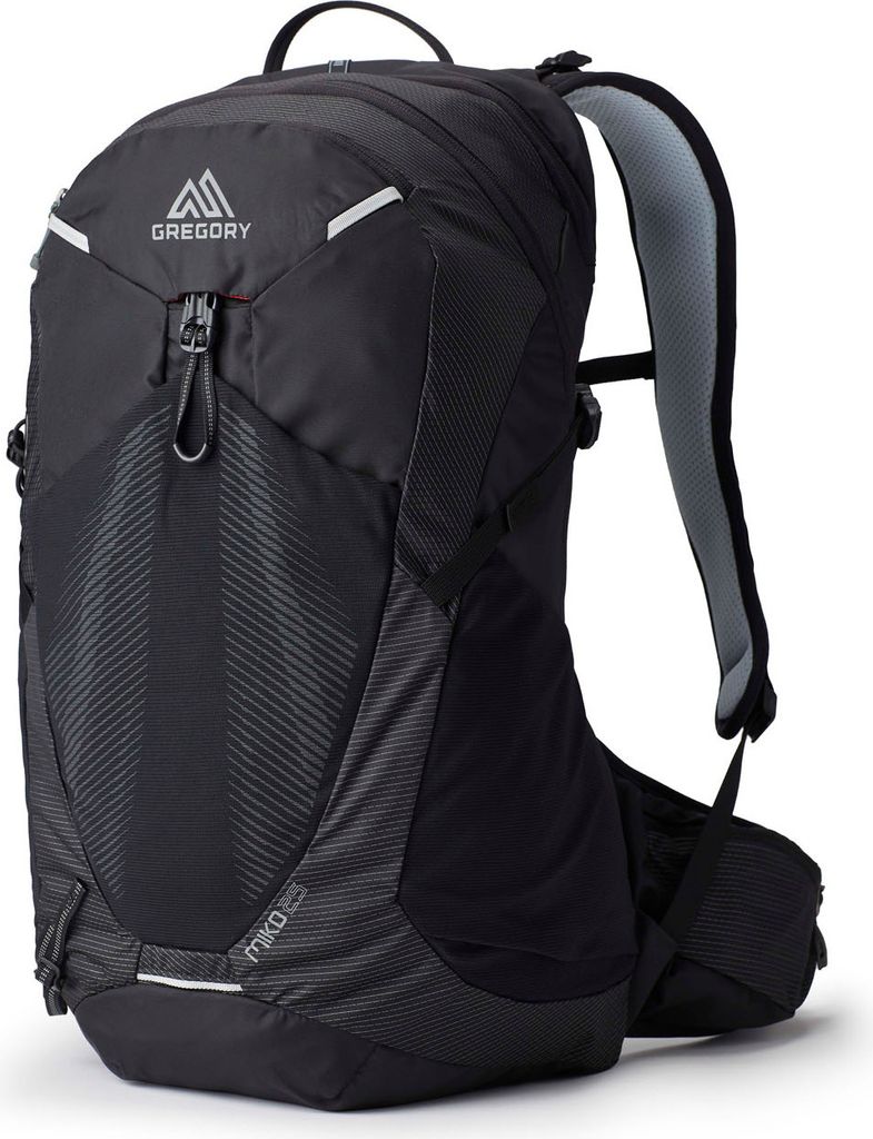 Gregory MIKO 25 Tagesrucksack, 25 Liter, Schwarz, robust und wasserabweisend