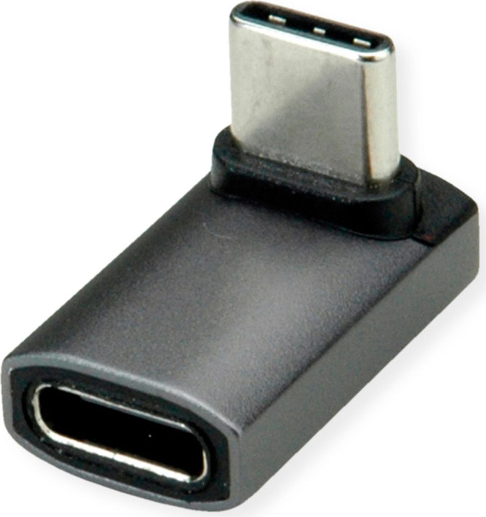 ROLINE USB4 Gen 3x2 Adapter Typ C ST/BU, Aluminium, 90°, Produktbild 