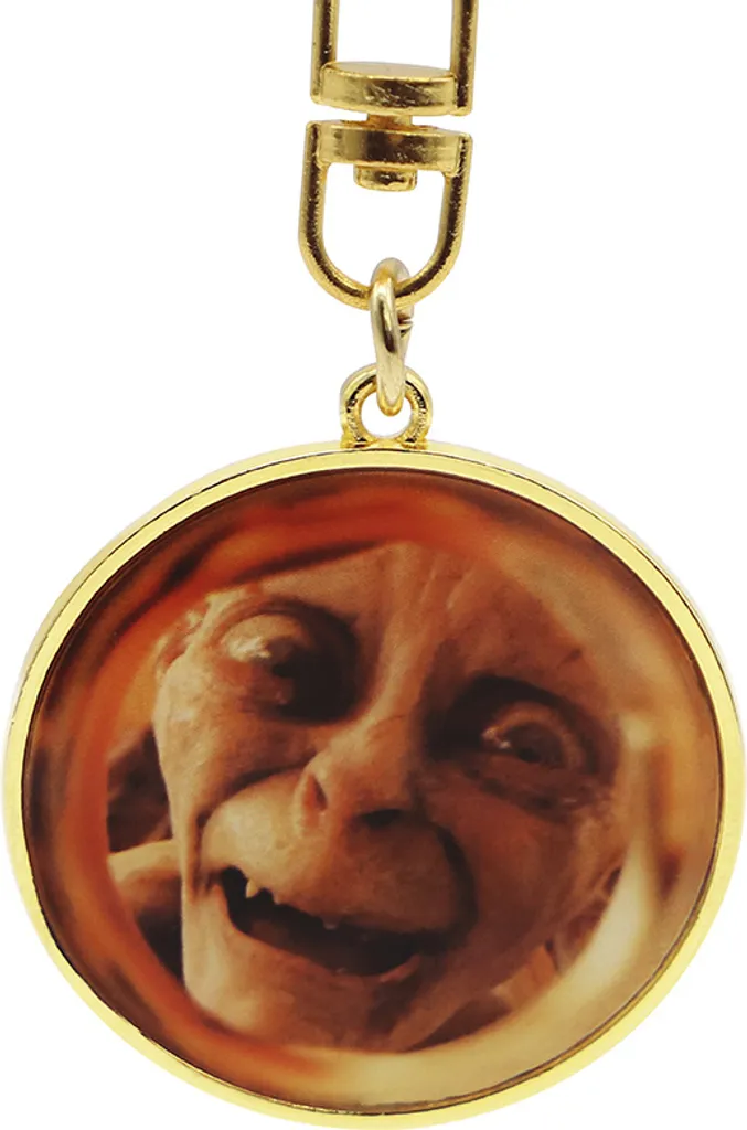 Ciondolo Gollum Metallo - Portachiavi Design Lord of the Rings