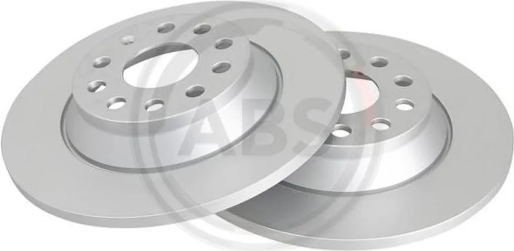 Disque de frein arrière plein compatible avec Audi A3 8V et VW Golf VII