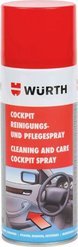 WÃ1/4rth Cockpitreiniger SprÃ1/4hdose 400 ML Produktbild 
