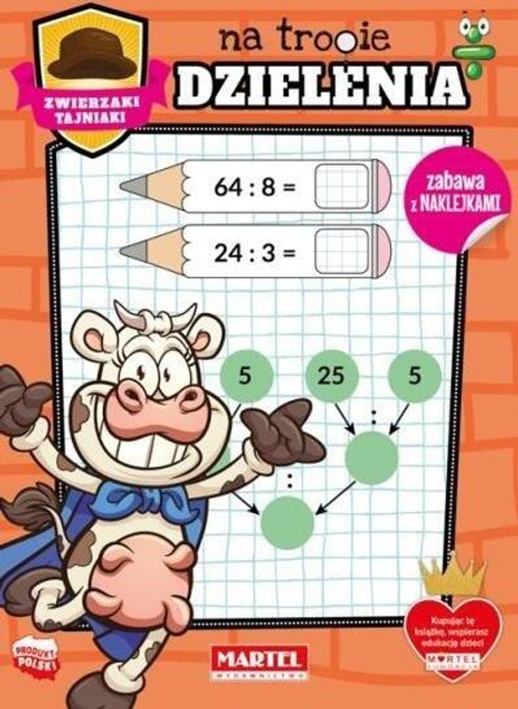 Zwierzaki Tajniaki. Książeczka Edukacyjna Martel