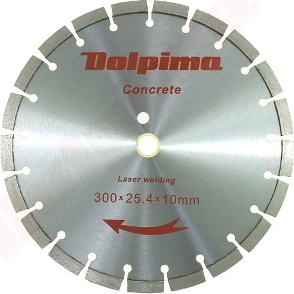 Disque diamant béton 300 mm - Évitez la surchauffe avec la soudure laser