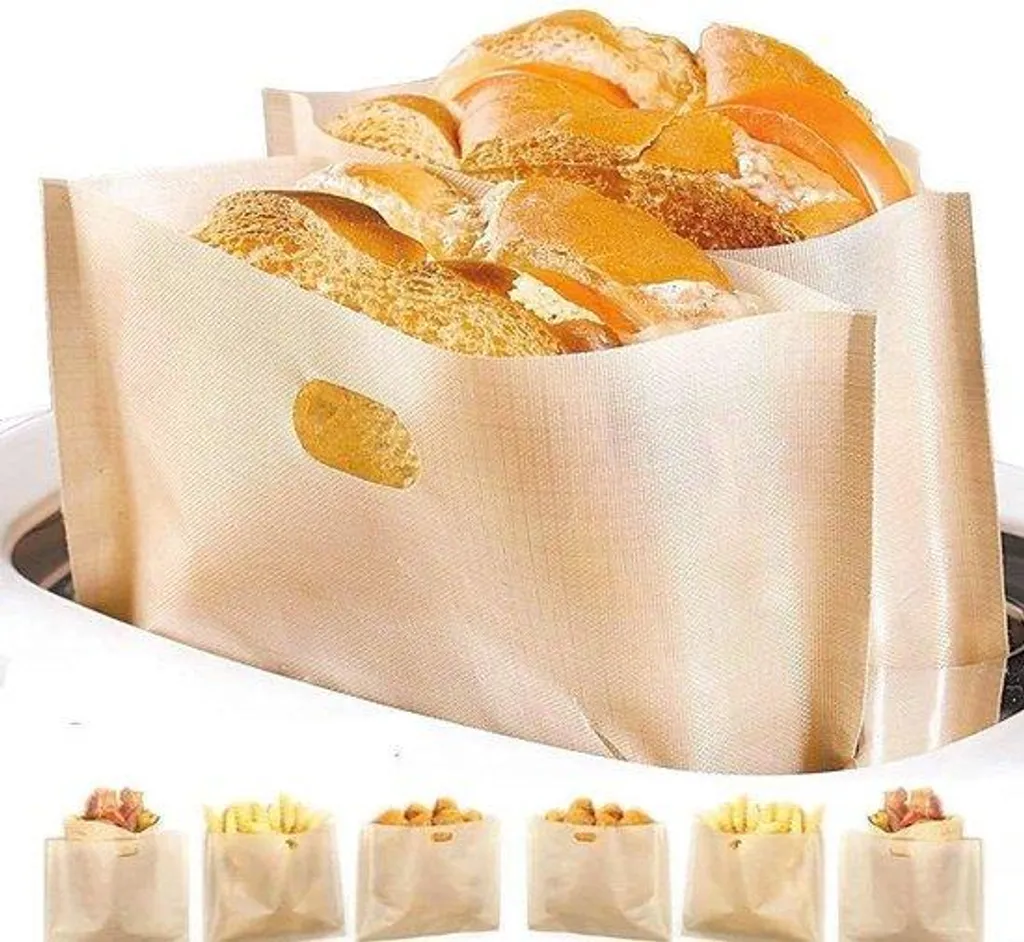 Sachets réutilisables pour grille-pain et four, idéal croque-monsieur