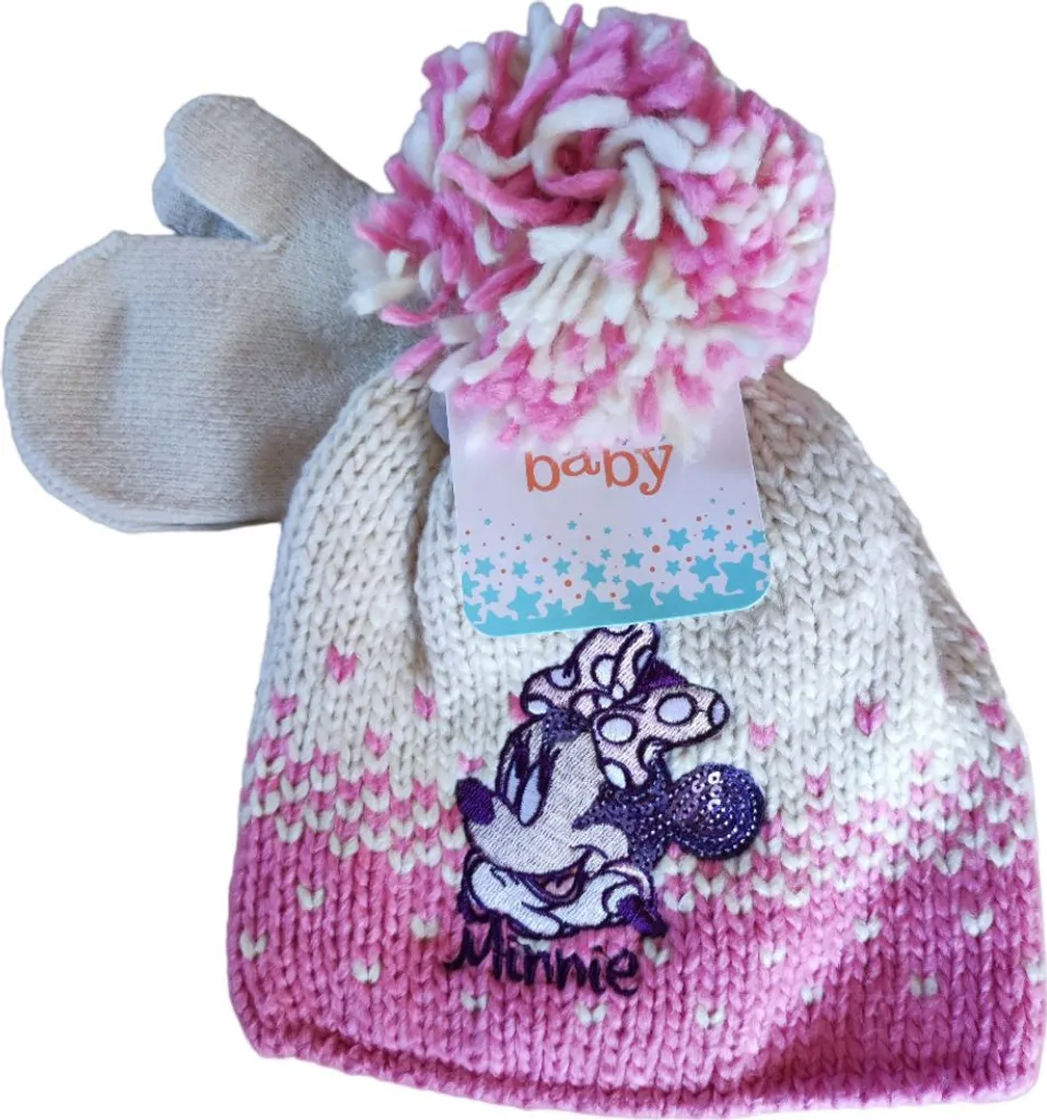 Minnie Disney: Il Set Invernale Più Amato dalle Bambine (Cappello e Guanti)